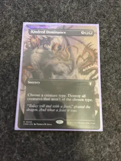 Kindred Dominance Borderless Commander Masters MTG NM - Image 1