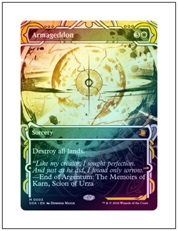 1x Armageddon, Foil, Secrets of Strixhaven English Mystical Archive Magic MTG NM - Image 1