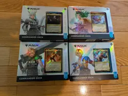 MTG Magic The Gathering Final Fantasy COLLECTORS EDITION Commander Deck Bundle - Image 1
