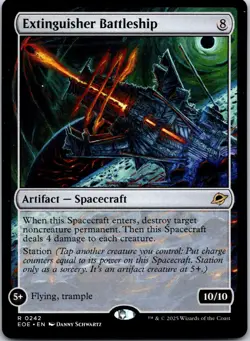 Extinguisher Battleship 242 Rare Edge of Eternities Magic: The Gathering NM - Image 1