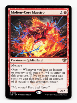 Molten-Core Maestro [Secrets of Strixhaven] MTG SOA 125 NM - Image 3