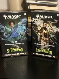 Magic: The Gathering Strixhaven Commander Deck Quandrix Silverquill - Image 1