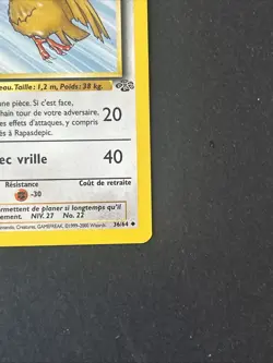 Pokemon Card: Rapasdepic 36/64 Edition 1 Jungle Wizards French - Image 3