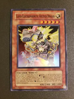 YUGIOH SUPER ELECTROMAGNETIC VOLTECH DRAGON EOJ-EN031 SUPER - Image 1