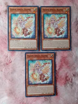 (3) Yu-Gi-Oh! Dawn Angel Kambi ALIN-EN081 Common 1st Edition Alliance Insight - Image 1