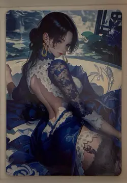 BOA HANCOCK PUZZLE PIECE Pirate King ONE PIECE Anime Collectible Card - Image 1