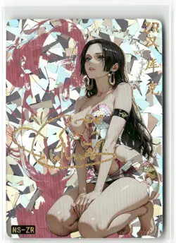 BOA HANCOCK NS-ZR PRISM HOLOGRAPHIC GIRLS STORY Anime Collectible Card - Image 1