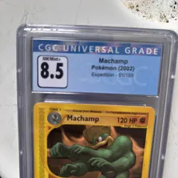 CGC 8.5 Machamp 2002 Expedition 16/165 Holo Pokemon Card - Image 5