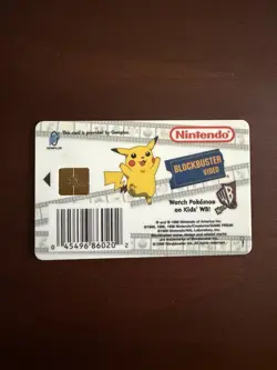 Nintendo Blockbuster Video Pokemon Snap Station Bulbasaur 1999 Card MP - Image 2