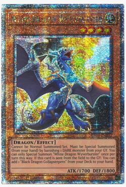 Yugioh - WHITE DRAGON WYVERBURSTER - RA04-EN203 Quarter Century Secret Rare NM - Image 1