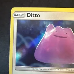 Pokemon Ditto 17/18 Detective Pikachu Holo Nm - Image 2