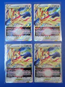 4x Pokemon TCG Crown Zenith: Zamazenta (099/159) - Holo Ultra Rare - Near Mint - Image 1