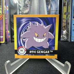 ARTBOX STICKER POKEMON #94 GENGAR ARTBOX 1999 - Image 1