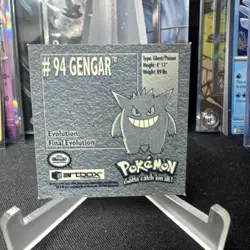 ARTBOX STICKER POKEMON #94 GENGAR ARTBOX 1999 - Image 2