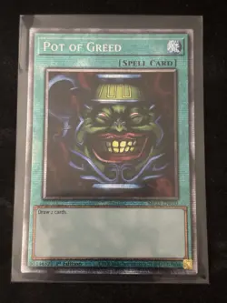 Yugioh! Pot Of Greed MP25-EN050 STARLIGHT Rare - Image 1
