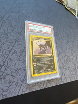 Pokemon: Houndoom #4/75 Holo Rare Neo Discovery 2001 Vintage - PSA 7 - SWIRL! - Image 5