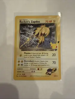 Rocket's Zapdos 15/132 - Celebrations: Classic Collection Pokemon TCG Holo - NM - Image 1
