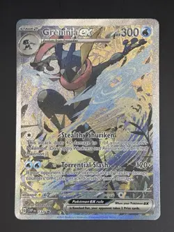Greninja ex 132 SVP Black Star Promo EX Full Art Pokemon Card - Image 3