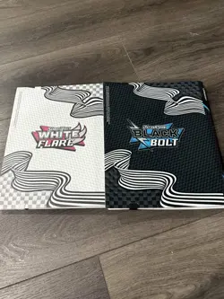 Pokemon TCG Binder ONLY - Variety MIX - Prismatic - Black Bolt - White Flare - Image 3