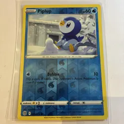 Piplup 035/172 Brilliant Stars Pokemon TCG Reverse Holo Mint - Image 1