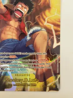 ONE PIECE TCG Monkey D. Luffy OP15-119 SEC Adventure on KAMI's Island English - Image 2