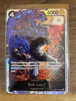 One Piece TCG Rob Lucci EB04-048 SR Near Mint In Hand - Image 1