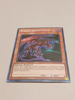 Yugioh Singularity Fiend MZTM-EN042 Secret Rare 1st Edition Maze Of The Master - Image 1
