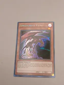 Yugioh Singularity Fiend MZTM-EN042 Secret Rare 1st Edition Maze Of The Master - Image 2