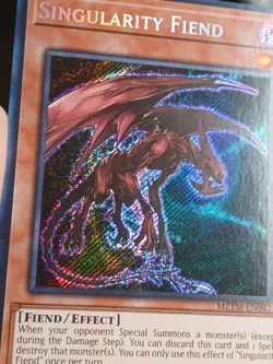 Yugioh Singularity Fiend MZTM-EN042 Secret Rare 1st Edition Maze Of The Master - Image 3