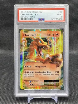 Charizard EX 12/108 MINT PSA 9. Pokemon XY Evolutions - Image 1