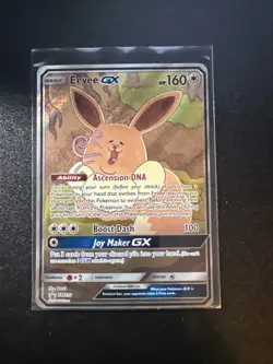 Pokemon TCG Eevee GX SM233 Full Art Promo Black Star Ultra Rare Holo NM - Image 1