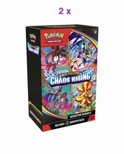2 x Pokemon TCG Chaos Rising Booster Bundle 6pk | New & Sealed | PRESALE ✅ 🔥 - Image 4
