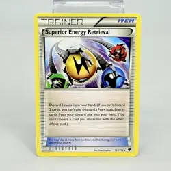 2013 Pokemon Black and White Plasma Freeze #103 Superior Energy Retrieval LP - Image 1