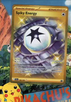 Pokemon TCG Spiky Energy 190/159 Sv09: Journey Together Holo NM - Image 1