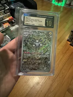 Pokemon CGC 10 PRISTINE Super Electric Breaker sv8 112/106 - Magneton AR - Image 1