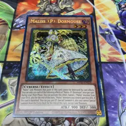 Yugioh! Maliss P Dormouse MP25-EN124 Prismatic Secret Rare 1st Edition NM - Image 1