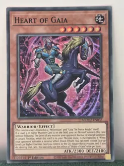 Heart of Gaia MZMU EN033 Super Rare Maze of Muertos NM Yu-Gi-Oh! - Image 1