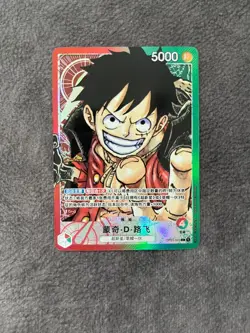 ONE PIECE Card Game 1x Monkey D. Luffy OP01-003 Alt Art Romance Dawn Chinese - Image 1