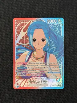One Piece TCG Nefeltari Vivi EB03-001 Leader Alt Art Heroines Edition - Image 1