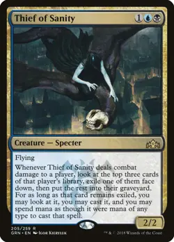 Thief of Sanity Guilds of Ravnica NM Blue Black Rare MAGIC MTG CARD ABUGames - Image 1