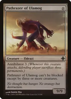 Pathrazer of Ulamog Rise of the Eldrazi HEAVILY PLD Uncommon MAGIC CARD ABUGames - Image 1