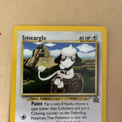 Smeargle Promo Card 32 WOTC Near Mint Black Star Promo Card (fast dispatch) - Image 2