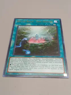 Yugioh! Ryu-Ge Realm - Dino Domains - CRBR-EN037 - Rare - 1st Edition Near mint - Image 1