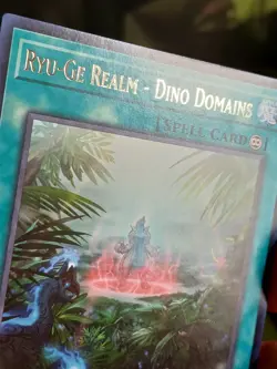Yugioh! Ryu-Ge Realm - Dino Domains - CRBR-EN037 - Rare - 1st Edition Near mint - Image 3