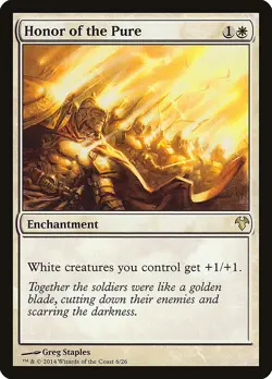 Honor of the Pure Modern Event Deck 2014 NM White Rare MAGIC MTG CARD ABUGames - Image 1