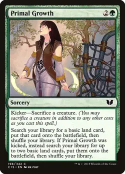 Primal Growth Commander 2015 NM Green Common MAGIC THE GATHERING CARD ABUGames - Image 1