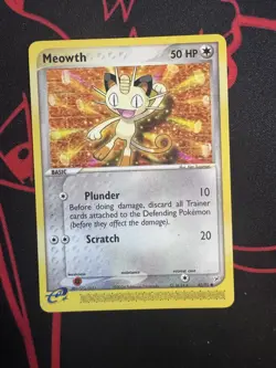 Pokemon TCG Cards Meowth 42/95 Team Magma vs Team Aqua - Image 1