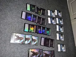 MTG Foundation Cat Token Lot 27 card lot 17 Foil 10 Non - Image 3