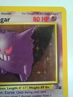 Pokemon Gengar TCG Fossil Holo Card 5/62 Unlimited Holo Rare - Image 4
