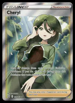Pokemon Cards Cheryl 159/163 Battle Styles Ultra Rare NM - Image 1